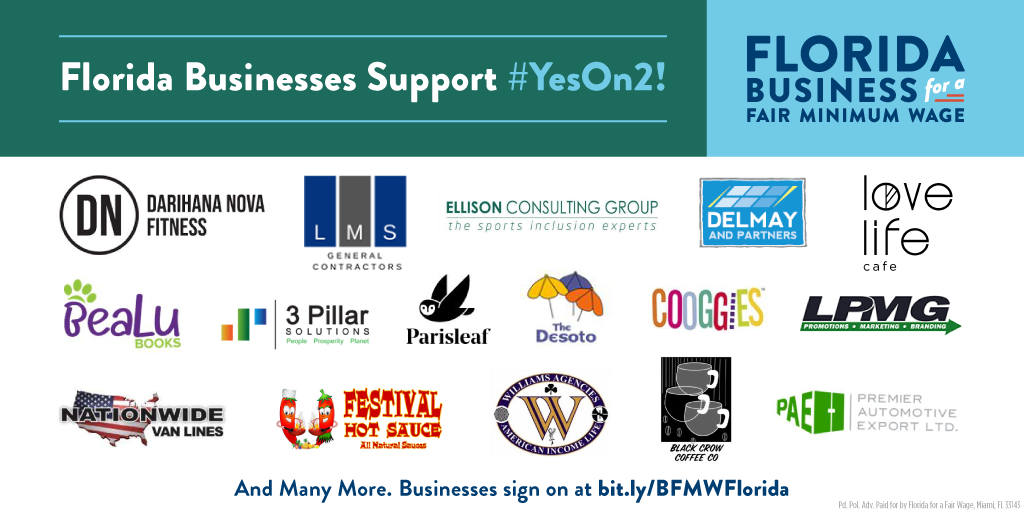 Florida Businesses Support Amendment 2 Florida Businesses Support Amendment 2