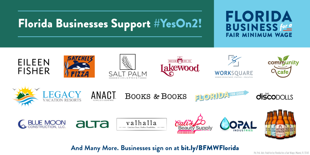 Florida Businesses Support #YesOn2