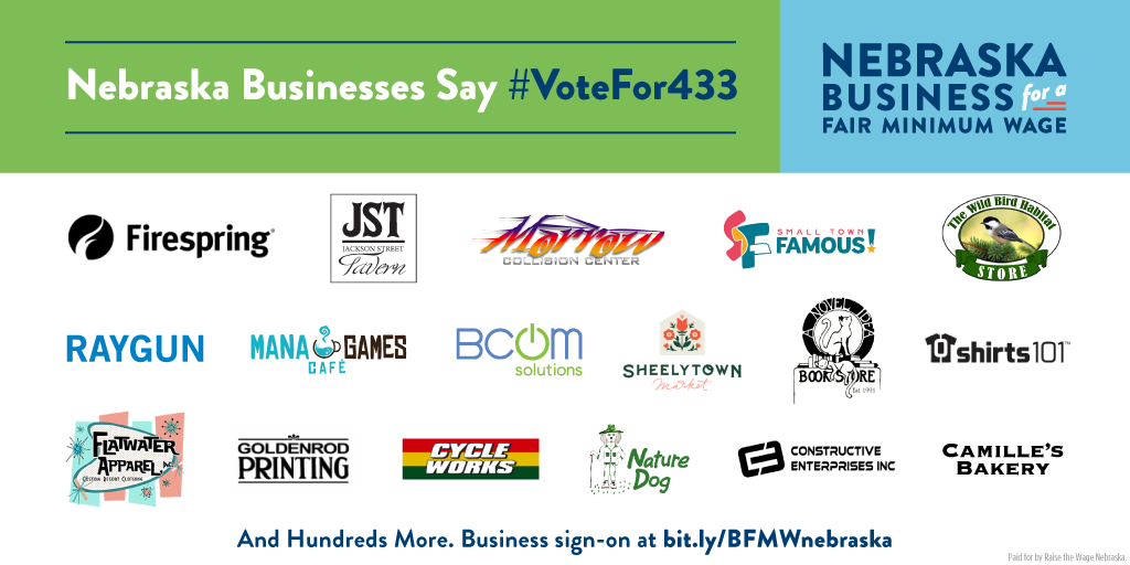 Nebraska Businesses Support #RaisetheWage