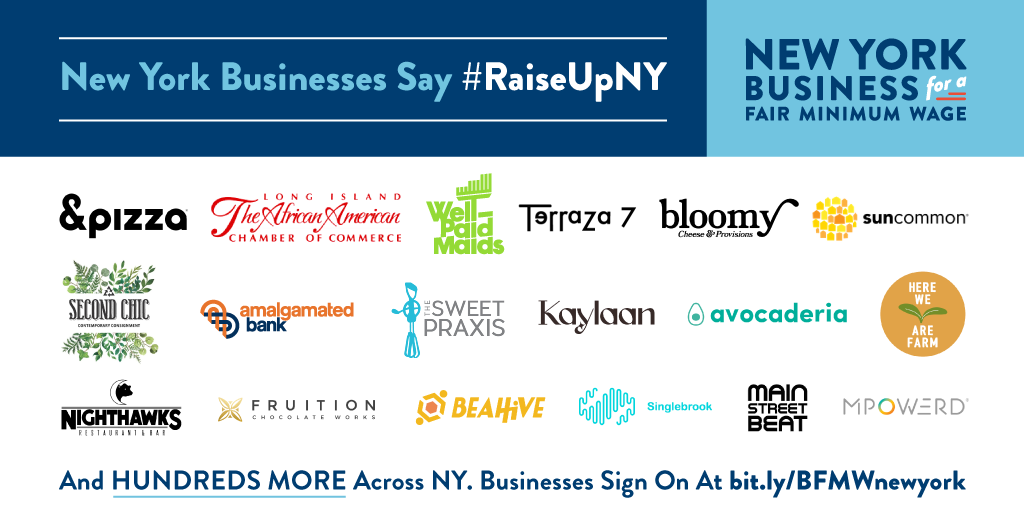 New York Businesses Support #RaisetheWage