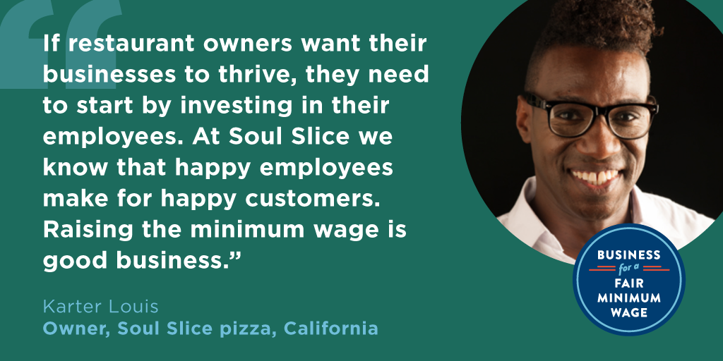 Soul Slice Supports a Fair Minimum Wage